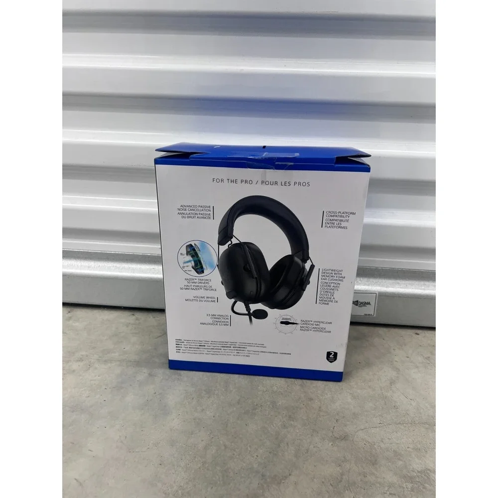 Razer BlackShark V2 X Gaming Headset Black Wired 50mm Drivers for PC, PS4, PS5